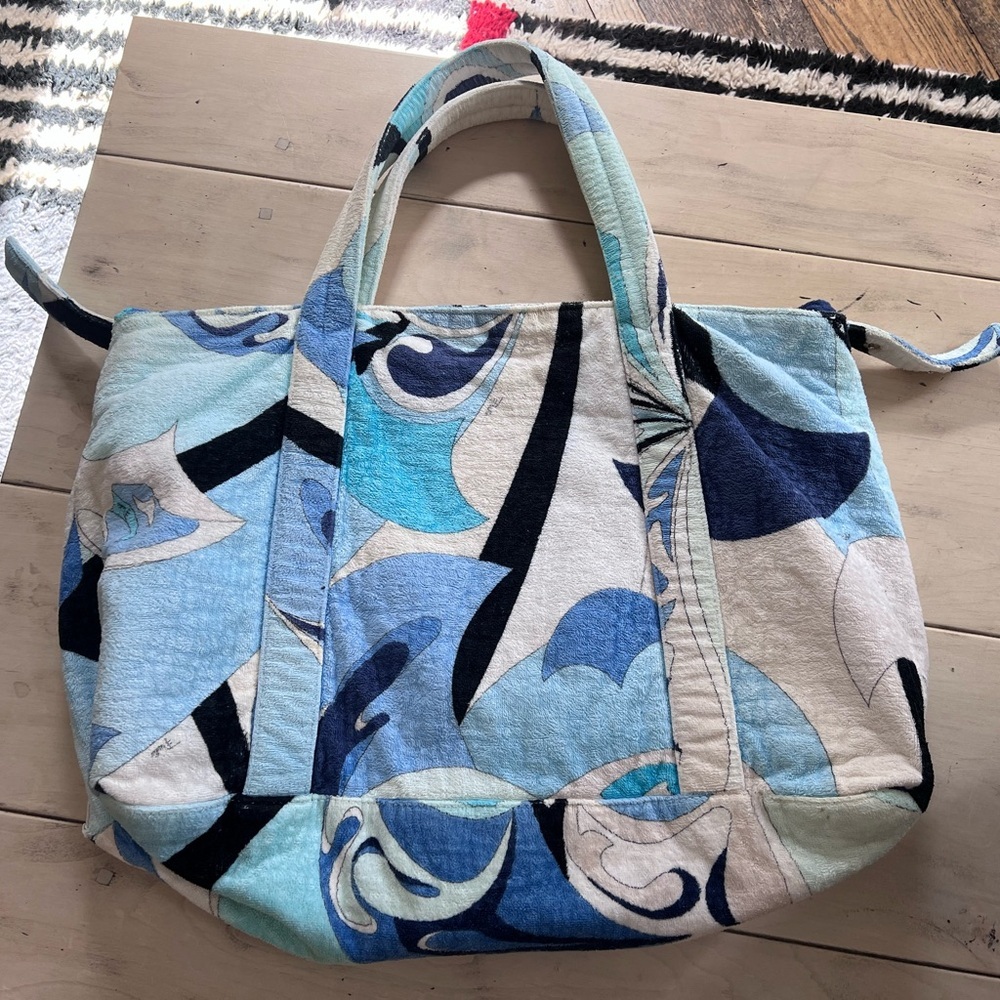 Emilio Pucci Vintage Terry Beach Bag - Picture 2 of 8